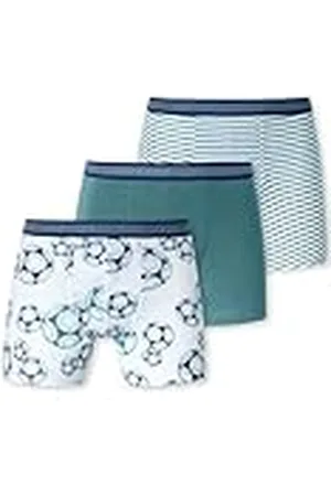 Schiesser 3 Pack Unterwäsche Shorts Hohe Passform-95/5 Organic Bio Baumwolle-Größe 92 bis 140 Bóxer, , (Pack de 3) para Niñas