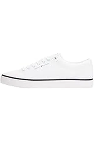 Tommy Hilfiger TH Hi Vulc Core Low II Mesh Fm0fm05513, Parte Superior Baja Hombre, White (White), 48.5 EU