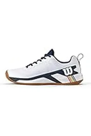 Wilson Rush Pro 4.5 Clay, Zapatillas de Tenis Hombre, White/Navy Blazer / Gum1a, 46 2/3 EU