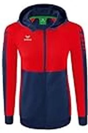 Erima Mujer Six Wings Chaqueta de entrenamiento con capucha, new navy, 36
