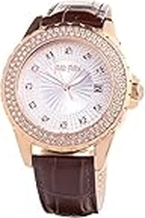 Folli Follie Reloj Análogico-Digital para Mujer de Automático con Correa en Cuero S0356937