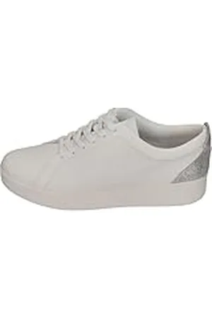 FitFlop Zapatillas de Cuero Rally Crystal-backtab, Zapato Mujer, , 43 EU