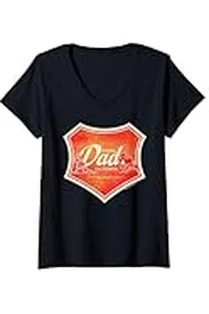 Peanuts Mujer Snoopy Regalos para el Día del Padre Cool Best Greatest Dad Rodeo Cowboy Camiseta Cuello V