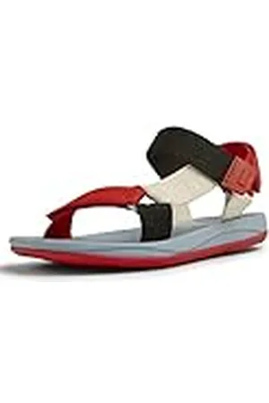 Camper Match, Sandalias Hombre, Multicolour Red Black White, 44 EU