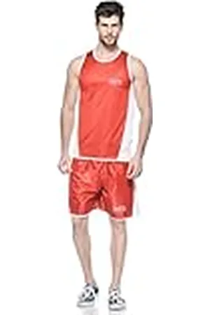 Benlee Brandford - Juego de pantalón Corto y Camiseta (Talla XL), Color Rojo y Azul