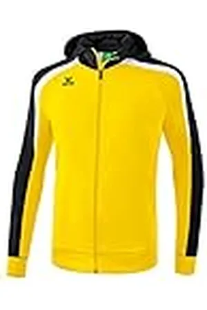 Erima GmbH Liga 2.0 Chaqueta de Chándal con Capucha, Unisex niños, Amarillo/Negro/Blanco, 152