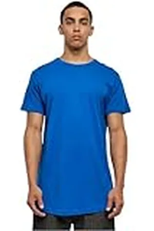 Urban classics Shaped Long Tee, Camiseta Hombre, Azul (Bright Blue), XXL