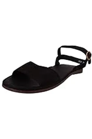 El Naturalista N5693 Tulip, Sandalias Planas Mujer, Black, 42 EU