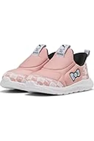 PUMA Fun Racer 2 SLIPTECH HK&FR INF, Zapatillas Bebé-Niñas, Pink Fruit-Cool Weather Black, 26 EU