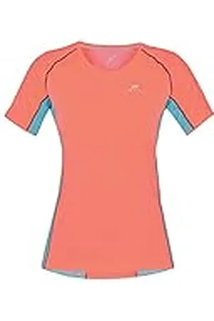 pro touch Gaisa - Camiseta para Mujer, Mujer, 295730, Naranja neón/Turquesa, 46