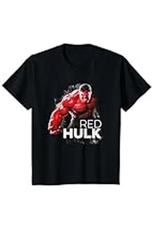 Marvel Niños Captain America Red Hulk Camiseta