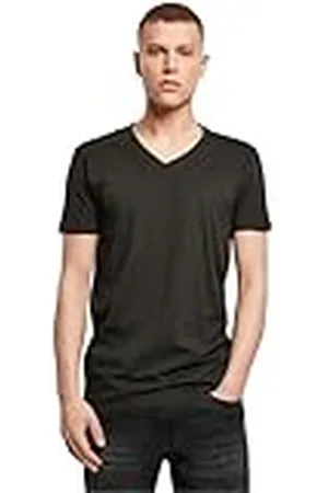 Build Your Brand Light T-Shirt V-Neck Camiseta, Hombre, , XXL