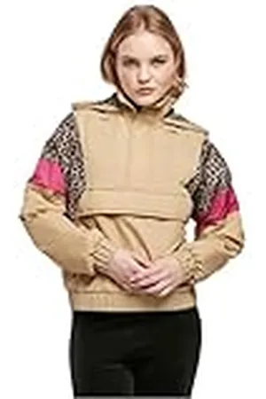 Urban classics Mujer Aop Mixed Pull Over Jacket, Chaqueta Mujer, , XS