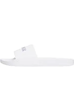 Tommy Hilfiger Hilfiger Print Tumble Pool Slide Fm0fm05505, Chanclas Hombre, White (White), 41 EU