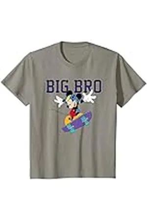 Disney Niños Mickey Mouse Big Bro Skate Camiseta