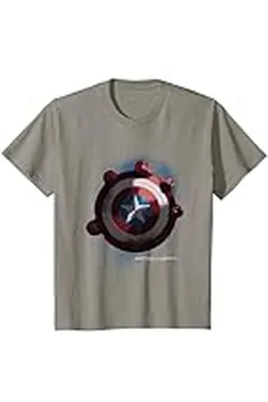Marvel Niños Captain America Red Hulk Grabbing Shield Camiseta