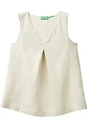 Benetton Blusa 5bmldq06w Camisa, , XS para Mujer