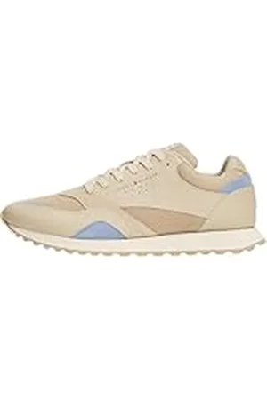 Tommy Hilfiger Runner Sneaker Hombre New Eva Mix de Piel, Beige (Sandalwood), 41