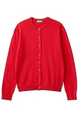 Benetton Camiseta Coreana M/L 1035d5012 Suéter cárdigan, , S para Mujer