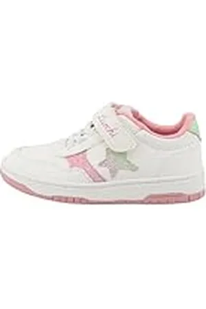 Lurchi 95L0103005, Zapatillas, White-Rainbow Glitter, 30 EU Ancho