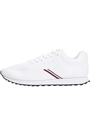Tommy Hilfiger New Runner Eva Corpo Knit Fm0fm05648, Parte Superior Baja Hombre, White (White), 42 EU