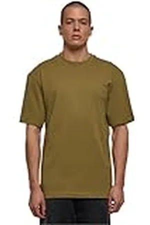 Urban classics Camiseta básica de Manga Corta de Hombre, Cuello Redondo Normal, de algodón Grueso, Largo Oversize, Distintos Colores, Tallas S-6XL