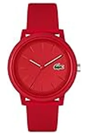 Lacoste Reloj Analógico de Cuarzo para Hombre o Mujer, con una elegante correa de silicona con textura petit piqué