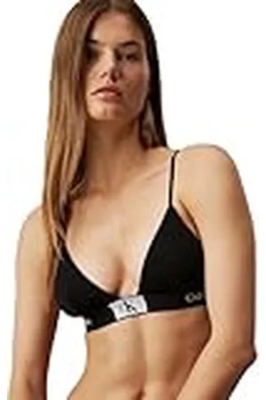 Calvin Klein Top de Bikini Triangular para Mujer Sin Forro con Copas Blandas, , XL