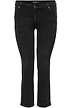 ONLY Caralicia Reg Strt Dnm Dot568 Noos Jeans Solid, , 46W x 30L para Mujer