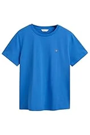 GANT Reg Shield SS Camiseta, Azul Marino, L Mujeres