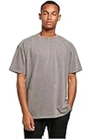 Build Your Brand BY189-Acid Washed Heavy Oversize tee T-Shirt, , XL Men