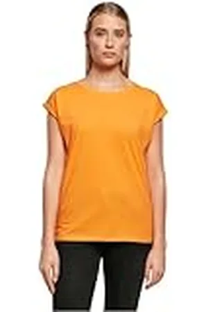 Build Your Brand Ladies Extended Shoulder tee Camiseta, , XXXXXL para Mujer