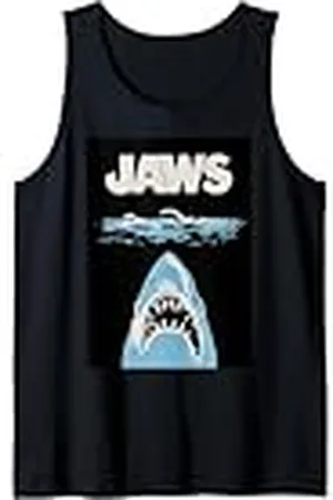 Jaws 50th Anniversary Poster Dark Water Front & Back Camiseta sin Mangas