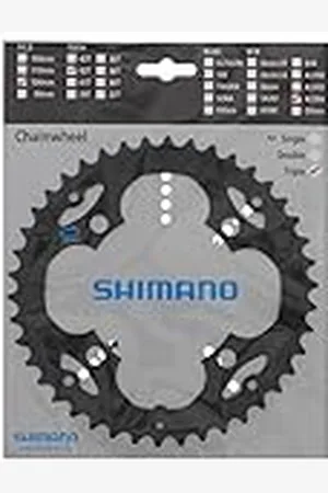 Shimano Y-1GU98020 FC-M341 - Hoja para Cadena de Bicicleta (42 Dientes), Color Negro
