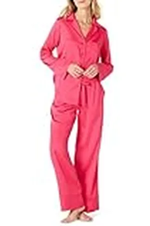 Amazon Conjunto De Pijama De Satén Con Camisa y Pantalón Mujer, , M