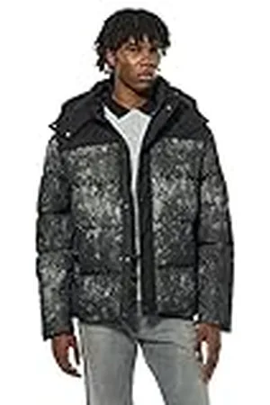 Kaporal 5 Chaqueta para Hombre-Modelo SORK-Color Gris Mezclado-Talla S