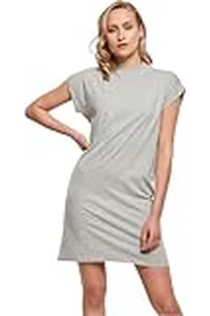 Build Your Brand Vestido de Mujer con Hombros extendidos Casual, , M