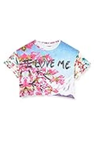 Desigual Ts_st Trope, Camiseta Chicas, Azul , 13-14 Años
