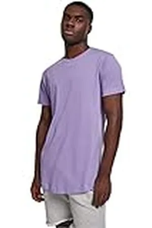 Urban classics Shaped Long Tee, Camiseta Hombre, Morado , XXL