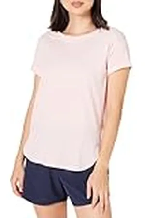 Amazon Camiseta Studio Ligera, Holgada y con Cuello Redondo (Disponible en Tallas Grandes) Mujer, , XXL