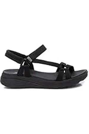 Xti Sandalia Mujer Negro - Calzado Cómodo y Versátil - Moda casual - Modelo 14120301 (Talla 41)