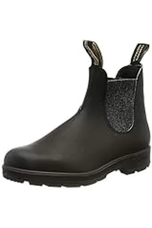 Blundstone Original 500 Series, Chelsea Boot Hombre, Black/Silver Glitter, 37.5 EU