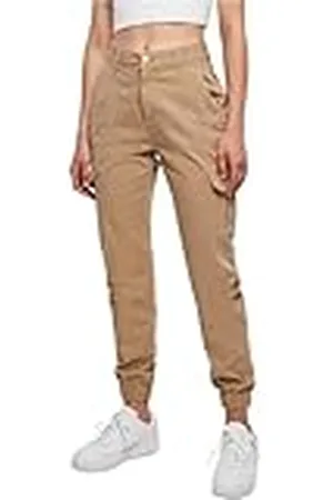 Urban classics Ladies High Waist Cargo Pants, Pantalones, Mujer, , 28