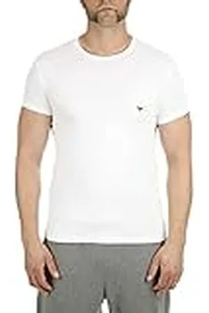 Emporio Armani 111035cc729 Camiseta Hombre, White, M