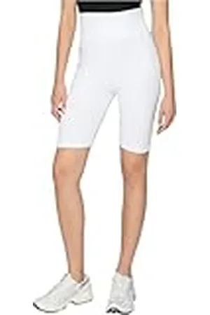 Urban classics Ladies Radler-Hose High Waist Cycle Shorts Pantalones Cortos de Yoga, , M (Pack de 2) para Mujer