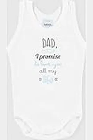 BABIDU Body Bebé Personalizado con Frases Divertidas y Originales - Para Papá, Mamá, Tía, Padrinos y Abuelos - Body Bebé Tirantes 100% Algodón - Regalo Recién Nacido - Ropa Bebé Niño y Niña Unisex