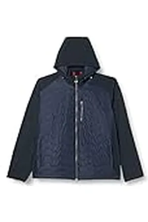 Bugatti Chaqueta para hombre 373313-31216, azul marino 390, estándar