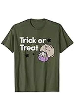 Pusheen Camiseta de Halloween con truco o trato Camiseta