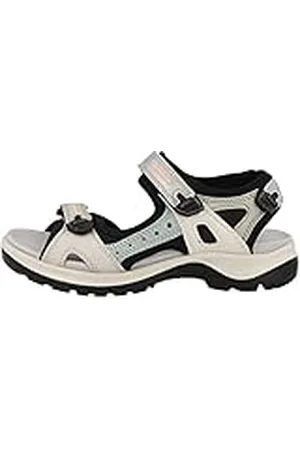 Ecco Sandalias Yucatan para mujer, salvia (Sage Nubuck), 36/36.5 EU