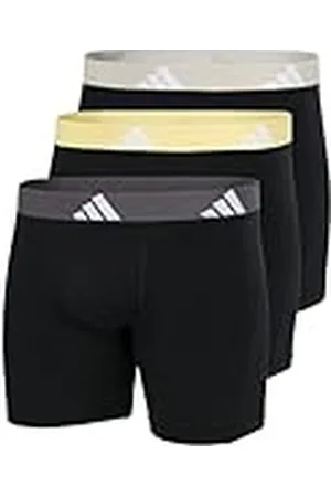 adidas Herren Unterwäsche Bosershorts 3er Pack-Boxer Brief (3pk) -Active Flex Cotton, Assorted_4am004, M Hombres